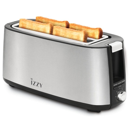 Φρυγανιέρα 4 θέσεων Inox 1400W IZ-9104 Izzy 224296