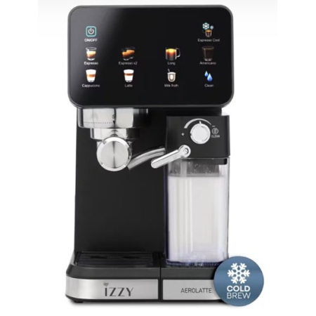 Καφετιέρα espresso ημιαυτόματη Aerolatte 20bar IZ-6020 Izzy 224795