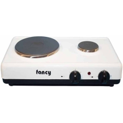 Ηλεκτρικές εστίες 1500W+450W λευκό Fancy 0011