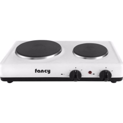 Ηλεκτρικές Εστίες Fancy 0012 1500W+1000W Λευκό