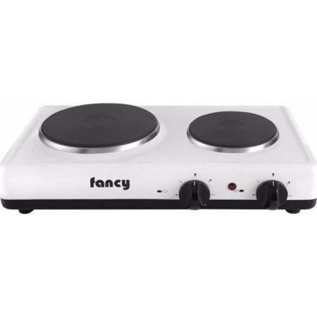 Ηλεκτρικές Εστίες Fancy 0012 1500W+1000W Λευκό