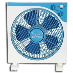 Ανεμιστήρας Box-Fan μπλε-λευκό 30εκ 50W Newest KTY-30A