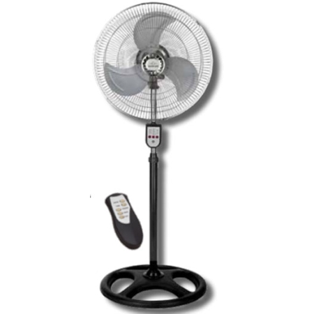 Ανεμιστήρας δαπέδου με κοντρόλ μαύρος 45εκ 90W Newest FS45-C