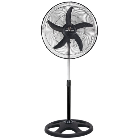 Ανεμιστήρας δαπέδου μαύρος-ασημί 50εκ 100W Newest FS-5031