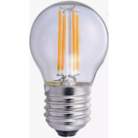 Λάμπα Led Filament σφαίρα διάφανη 4W/E27/2700Κ θερμό φως VK 03045-179664