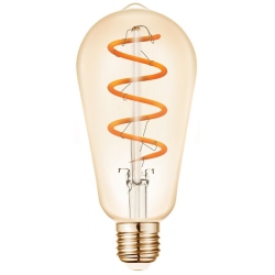 Λάμπα Led Filament 5W/E27/2200Κ θερμό φως VK 03045-229664