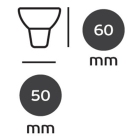 Λάμπα Led GU10 9W/110D/3000Κ θερμό φως VK 03045-143742