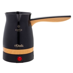 Ηλεκτρικό μπρίκι καφέ Oak μαύρο-natural 1000W Estia 06-19013