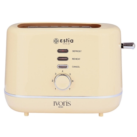 Φρυγανιέρα 2 θέσεων Ivoris μπεζ 850W Estia 06-20880