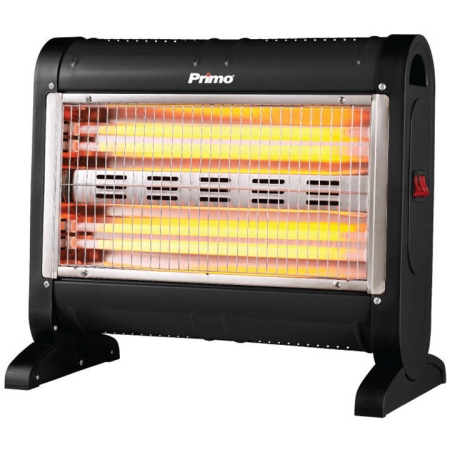 Σόμπα χαλαζία μαύρη 1600W PRQH-81051 Primo 810051