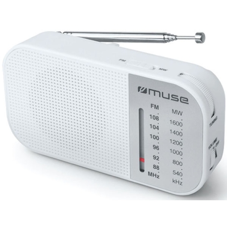 Ραδιόφωνο αναλογικό λευκό M-025RW Muse 230156