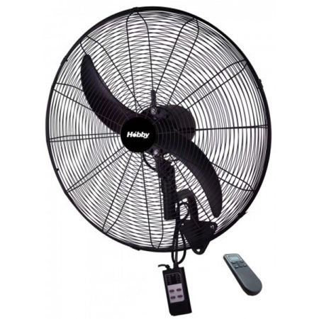 Ανεμιστήρας τοίχου βιομηχανικός 50εκ 160W μαύρος HWF-80610 Hobby 800610