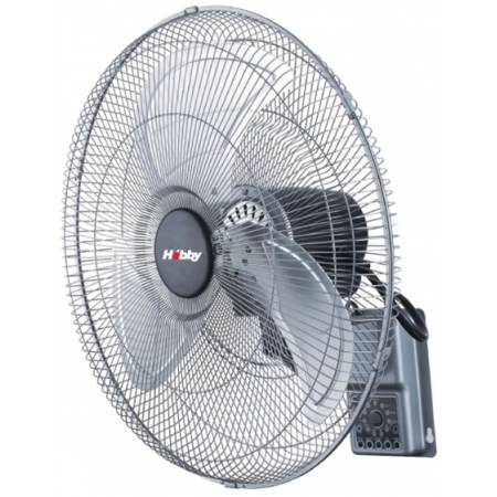 Ανεμιστήρας τοίχου βιομηχανικός 45εκ 100W ασημί HWF-80551 Hobby 800551