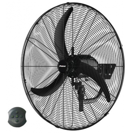 Ανεμιστήρας τοίχου βιομηχανικός 65εκ 110W DC μαύρος PRWF-80561 Primo 800561