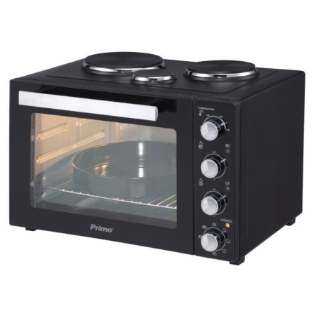 Φουρνάκι με 3 εστίες 50Lt 2950W PREO-40253NS Primo 400253