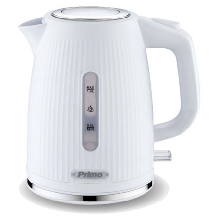 Βραστήρας λευκός 1Lt 1200W PRCK-40543 Primo 400543