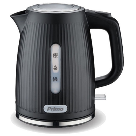 Βραστήρας μαύρος 1Lt 1200W PRCK-40544 Primo 400544