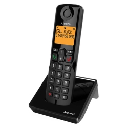 Τηλέφωνο ασύρματο μαύρο Ewe duo S280 Alcatel 010052 