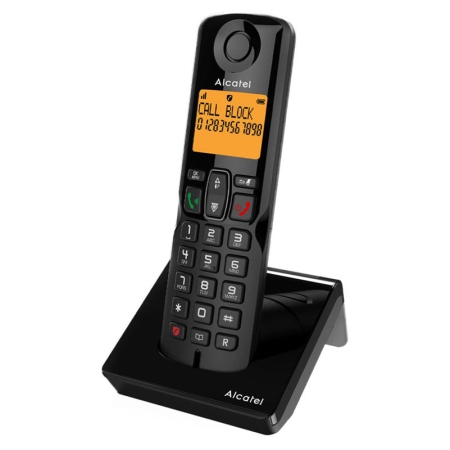 Τηλέφωνο ασύρματο μαύρο Ewe duo S280 Alcatel 010052 