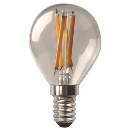 Λάμπα Led Filament crossed κοινή διάφανη 6.5W/E14/2700K θερμό φως Eurolamp 147-78232