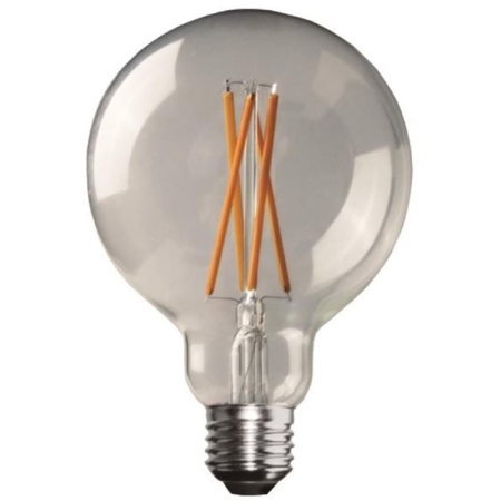 Λάμπα Led Filament crossed γλόμπος διάφανη 8W/E27/3000K θερμό φως Eurolamp 147-78421