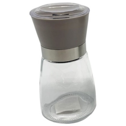 Πιπερόμυλος γυάλινος γκρι 7x13.5εκ Ankor 722945