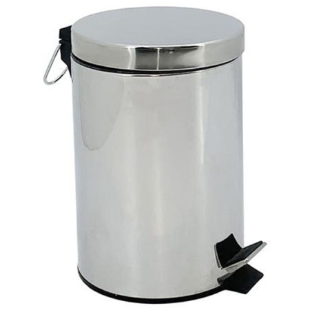 Κάδος-πεντάλ μπάνιου inox 20Lt Ankor 6873-20