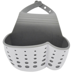 Θήκη για σφουγγάρι λευκό-γκρι 11εκ Ankor 810352