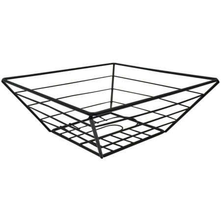 Φρουτιέρα μεταλλική μαύρη 25x9εκ Ankor 814183