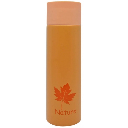 Μπουκάλι θερμός ανοξείδωτο 18/10 Nature πορτοκαλί 500ml 7x23εκ Ankor 817023