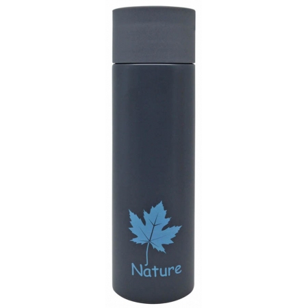 Μπουκάλι θερμός ανοξείδωτο 18/10 Nature γκρι-ανθρακί 500ml 7x23εκ Ankor 817047