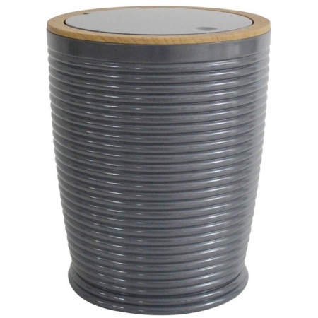 Κάδος πλαστικός Elegance γκρι 5Lt Ankor 823208