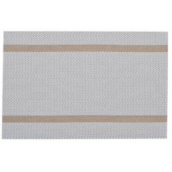 Σουπλά Πλεκτό λευκό-μπεζ 45x30εκ Ankor 824311