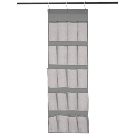 Θήκη αποθήκευσης κρεμαστή υφασμάτινη γκρι 47x134εκ Ankor 823956