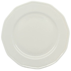 Πιάτο φρούτου πορσελάνης εκρού 20x2εκ Ankor 8253-02