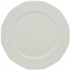 Πιατέλα στρογγυλή πορσελάνης εκρού 31x2.7εκ Ankor 8253-04