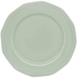 Πιάτο ρηχό πορσελάνης μέντα 27x1.5εκ Ankor 8254-01