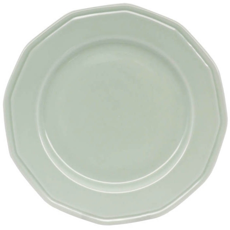 Πιάτο φρούτου πορσελάνης μέντα 20x2εκ Ankor 8254-02