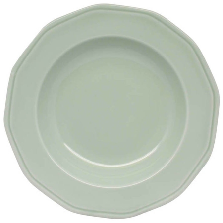 Πιάτο βαθύ πορσελάνης μέντα 23x3.7εκ Ankor 8254-03