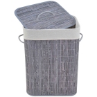 Καλάθι απλύτων μπαμπού γκρι 60Lt Ankor 824403