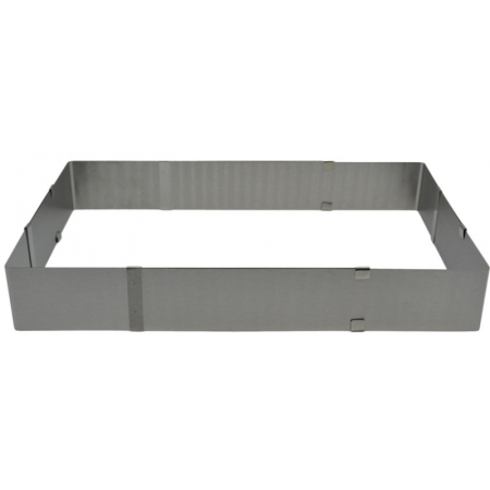 Τσέρκι Ζαχαροπλαστικής ανοιγόμενο inox ορθογώνιο Ankor 777228