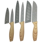 Μαχαίρια κουζίνας σετ 3 τεμαχίων natural Ankor 824618