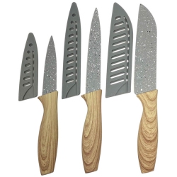 Μαχαίρια κουζίνας σετ 3 τεμαχίων natural Ankor 824618