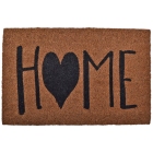 Πατάκι εισόδου Home καφέ-μαύρο 75x45εκ Ankor 827565