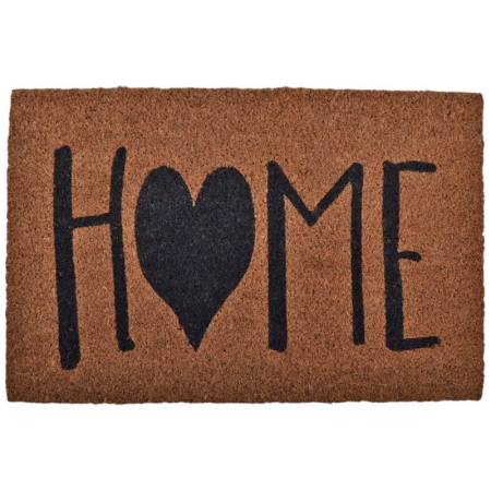 Πατάκι εισόδου Home καφέ-μαύρο 75x45εκ Ankor 827565