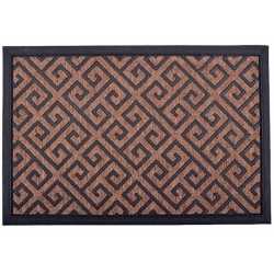 Πατάκι εισόδου καφέ-μαύρο 60x40εκ Ankor 827572