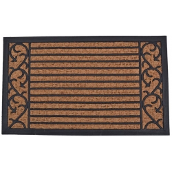 Πατάκι εισόδου καφέ-μαύρο 60x40εκ Ankor 827619