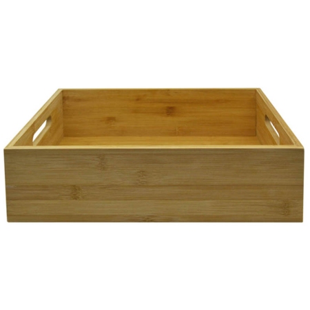 Καλάθι αποθήκευσης μπαμπού natural 30.5x23x10.2εκ Ankor 824434