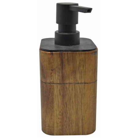 Σαπουνοθήκη-dispenser ξύλινο natural 7.5x9x16.5εκ Ankor 824496