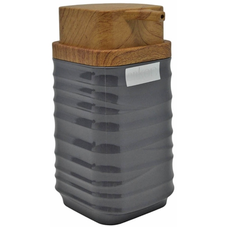 Σαπουνοθήκη-dispenser πλαστικό Luna γκρι 7.2x9x14.5εκ Ankor 830121